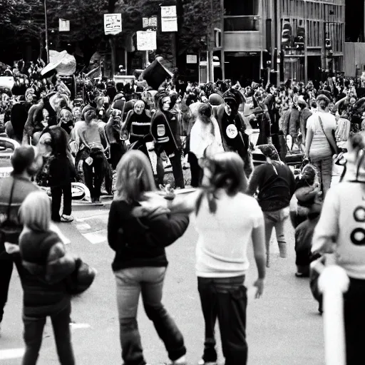 Image similar to portland oregon protests 3 5 mm