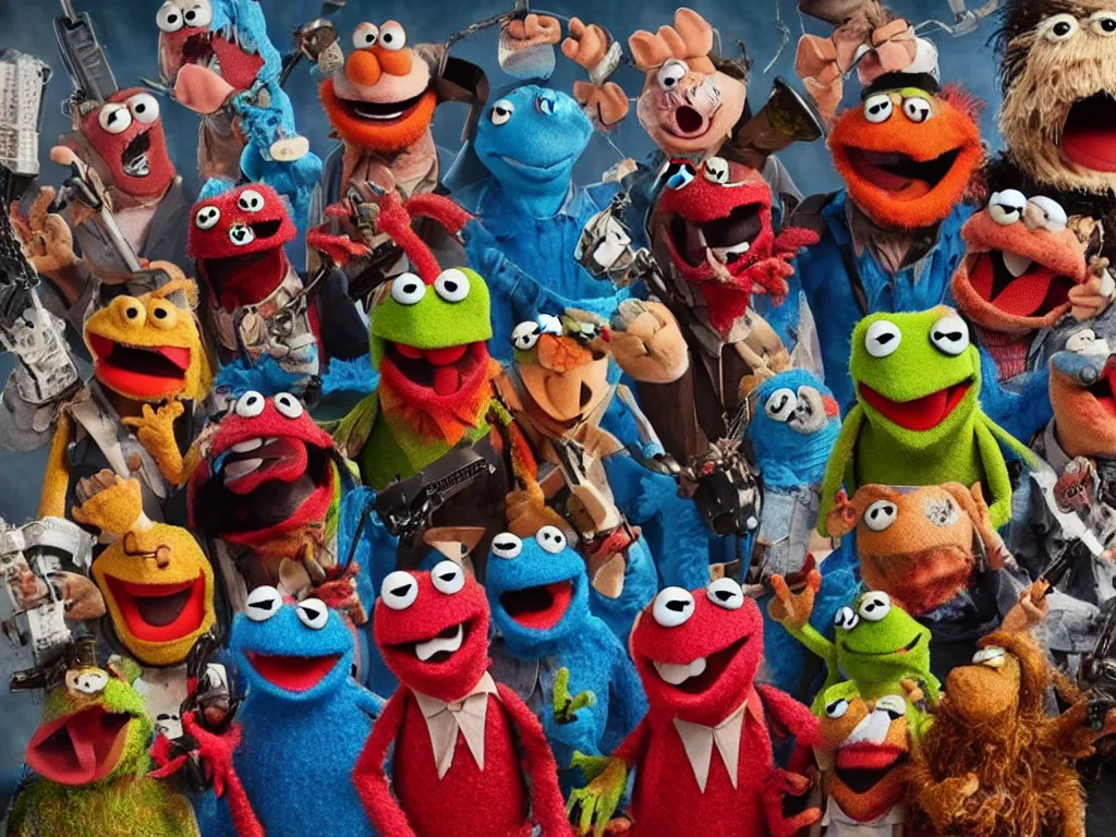 Image similar to ASH Vs Evil Dead MUPPETS