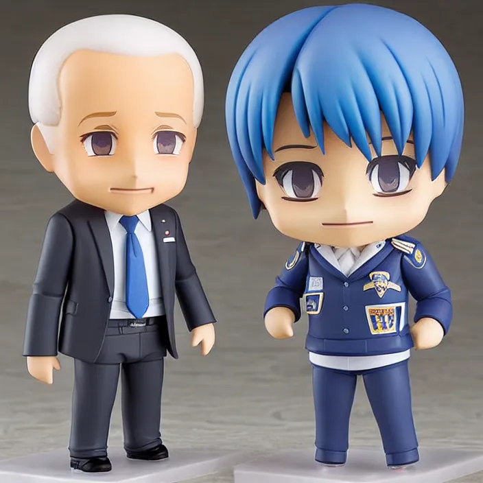 Image similar to joe biden, an anime nendoroid of joe biden, figurine, detailed product photo