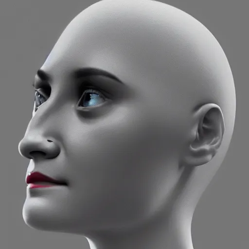 Image similar to “woman with multiple cctv camera head, cgi render, photorealistic, cinematic”