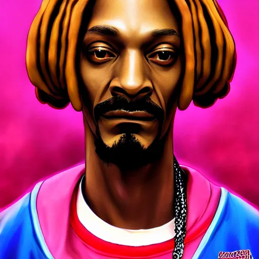 portrait of snoop dog, anime fantasy illustration by | Stable Diffusion ...