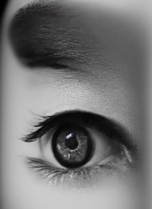 Image similar to portrait of a stunningly beautiful eye, [ * ]