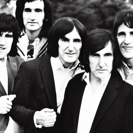 Prompt: the kinks are the village green preservation society.