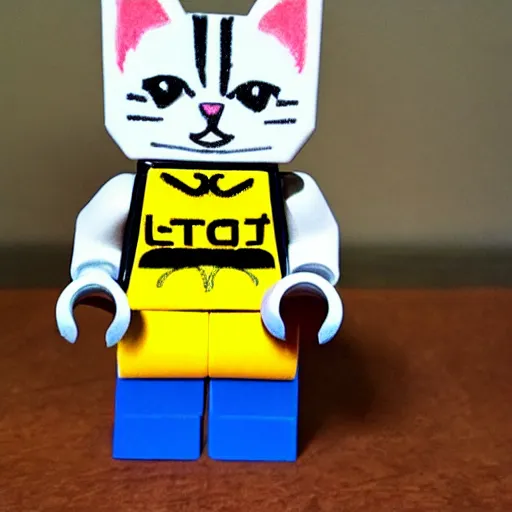 Image similar to cat lego