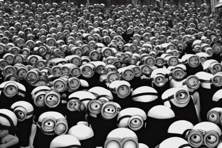 Image similar to Minions, 1950 photography