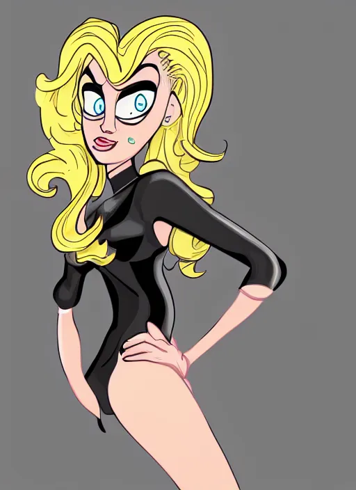 Prompt: amber heard as a Bob Clampett cartoon, detailed digital art, trending on Artstation