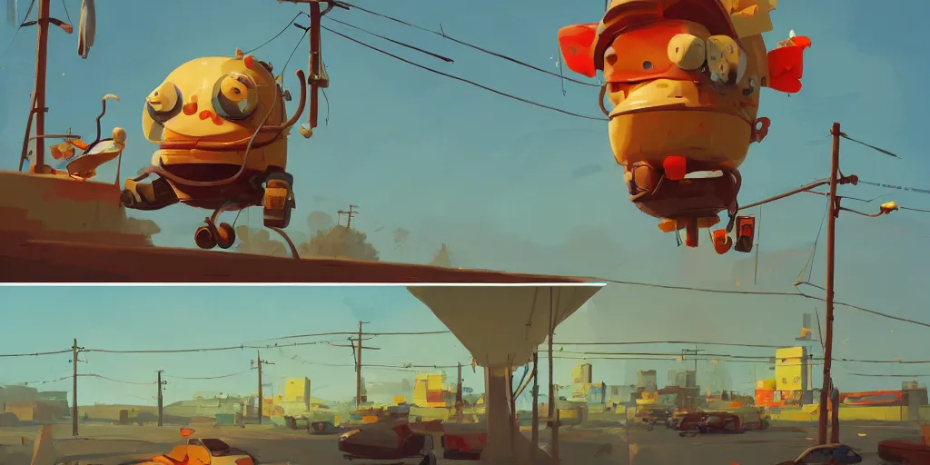 Prompt: Taco Tuesday by Goro Fujita and Simon Stalenhag , 8k, trending on artstation, hyper detailed, cinematic