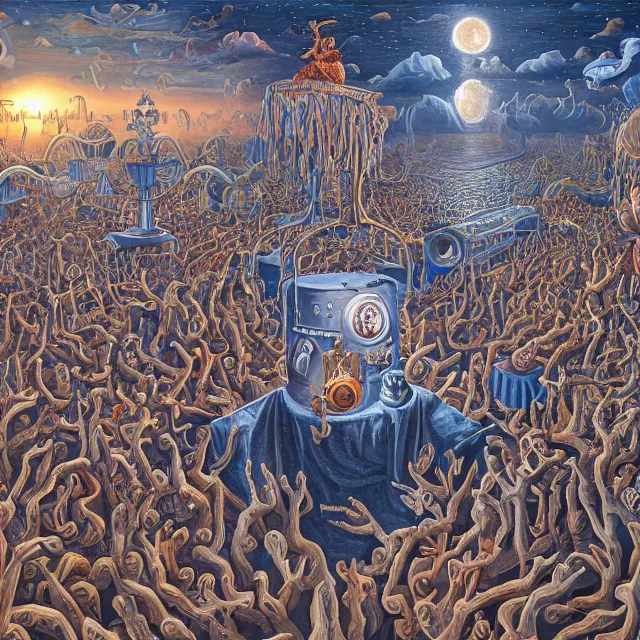 Image similar to the carnival of nightmares, polycount, surrealism, surrealist, cosmic horror, rob gonsalves, high detail