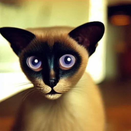 Image similar to siamese cat as a rapper