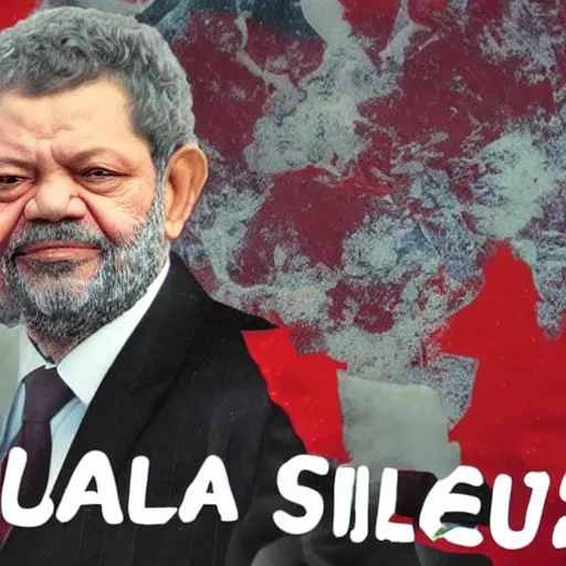 Image similar to president lula da silva saves the world realistic epic detailed masterpiece