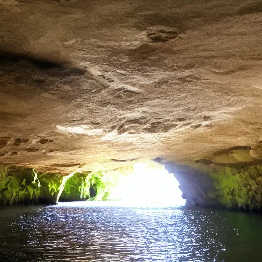 Image similar to river cave,