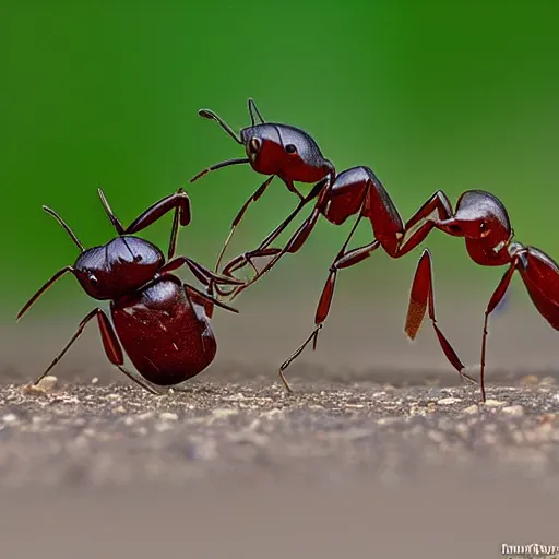 Image similar to ants sparring, medieval, historical, holy Roman