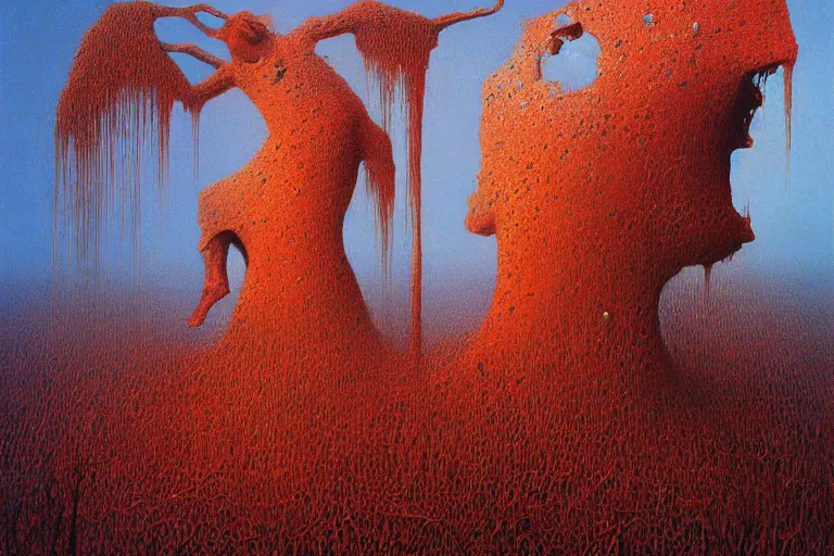 Prompt: insanely detailed art, colorfully, zdzislaw beksinski