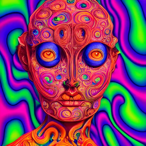 Image similar to an extremely psychedelic portrait of a cake, surreal, lsd, face, detailed, intricate, elegant, lithe, highly detailed, digital painting, artstation, concept art, smooth, sharp focus, illustration