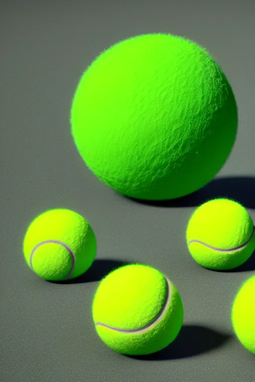 Image similar to tennis ball monsters, studio ghibli, octane render, 4 k