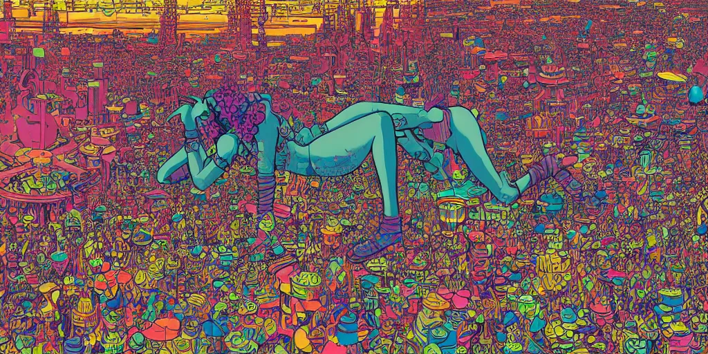 Image similar to sigiriya, art by Josan Gonzalez