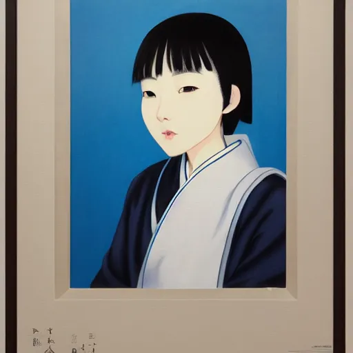 Image similar to a high detail portrait of 花譜 by makoto sinkai, by BUNBUN, in simple background, CLIP STADIO, mad painting