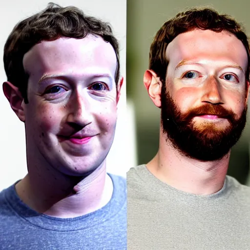 Image similar to mark zuckerberg with full beard