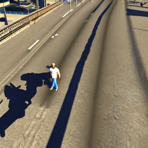 Image similar to gta : dubai, perfect shadow