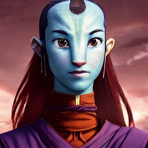 Prompt: photo of suki from avatar the last airbender