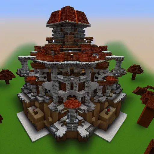 Image similar to big castle , Minecraft build