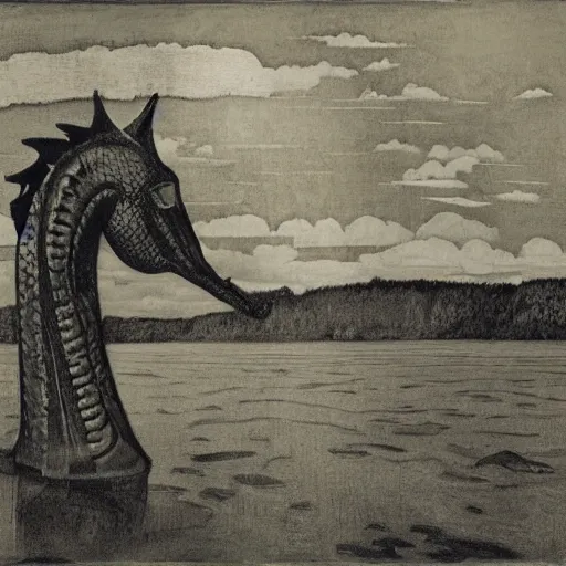Prompt: the seahorse godforsaukee swamp, by paul gauguin and tom thomson, pencil sketch, storybook illustration the face of a disgruntled man, made of buildings and infrastructure, by beeple and vincent di