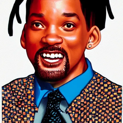 Image similar to will smith in friday night funkin, by kawaiisprite