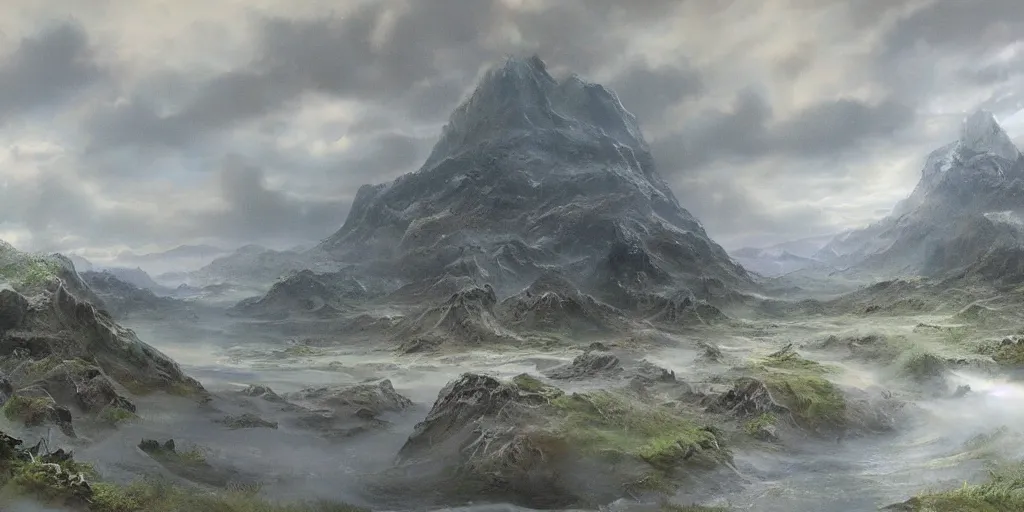 Image similar to matte painting