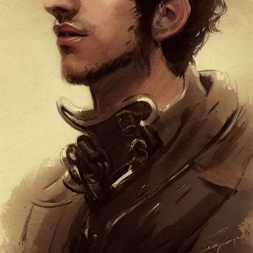 Image similar to portrait of gonzalo fernandez de cordoba, face portrait, renaissance era clothing, epic, tragic, military art, fantasy, dieselpunk, hd shot, digital portrait, beautiful, artstation, comic style, by artgerm, guy denning, jakub rozalski, magali villeneuve and charlie bowater