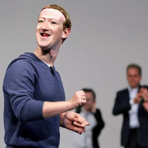 Prompt: mark zuckerberg dancing