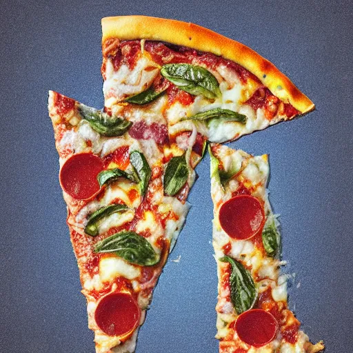 Image similar to surreal pizza