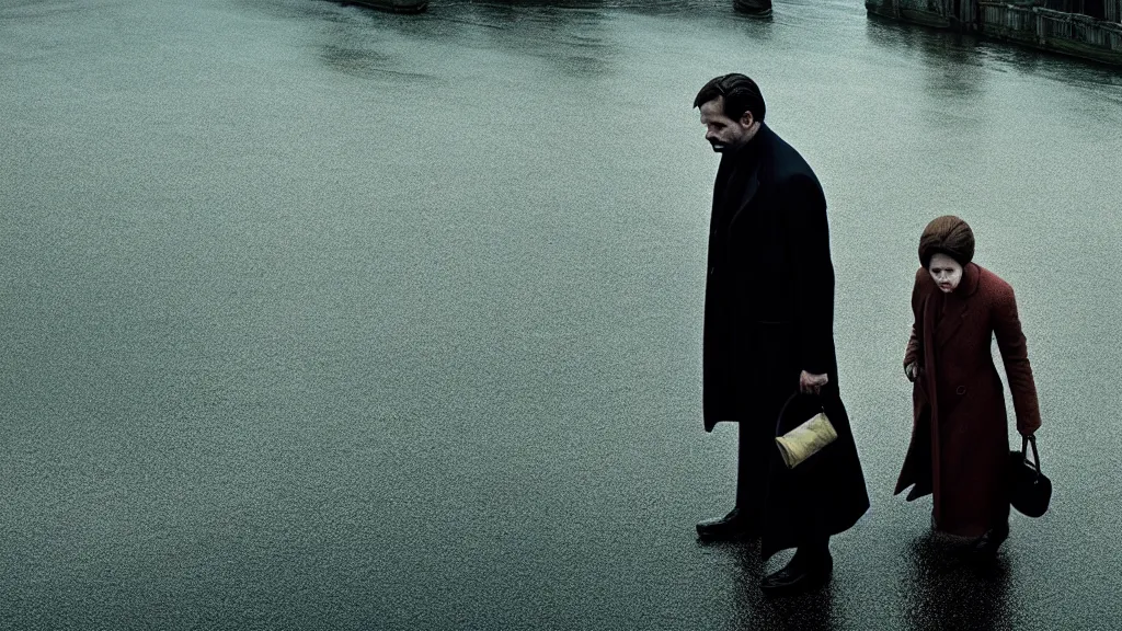 Prompt: the lobster blinders film still from the movie directed by denis villeneuve with art direction by zdzis