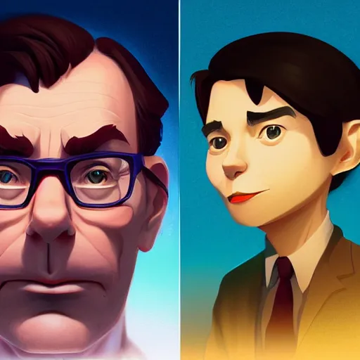 Image similar to face icon stylized minimalist steven king, loftis, cory behance hd by jesper ejsing, by rhads, makoto shinkai and lois van baarle, ilya kuvshinov, rossdraws global illumination