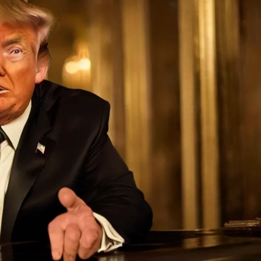 Image similar to cinematic still of Donald Trump in John Wick (2009)