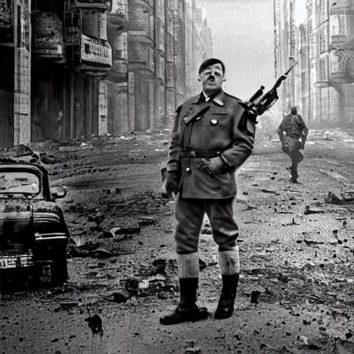 Image similar to the world if hitler won the war, post apocalyptic photo