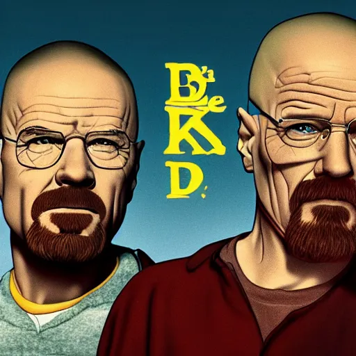 Image similar to breaking bad as a disney animation 4 k quality super realistic