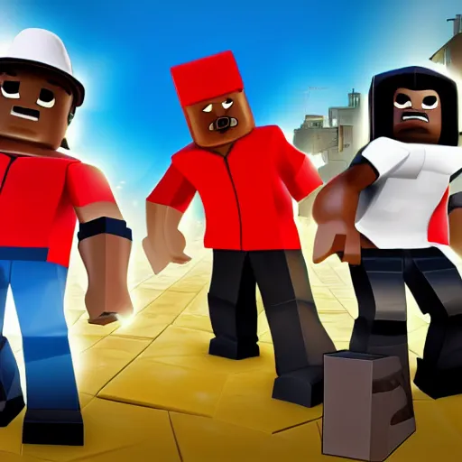 Prompt: roblox da hood