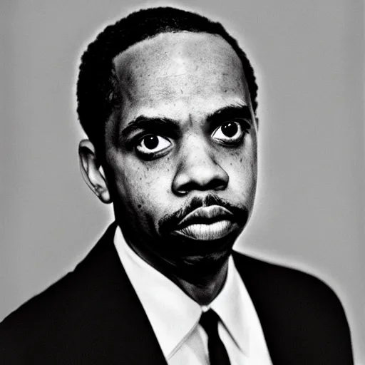 Image similar to Official Portrait of the United States President, 1962. Earl Sweatshirt Photography taken by Bo Bartlett