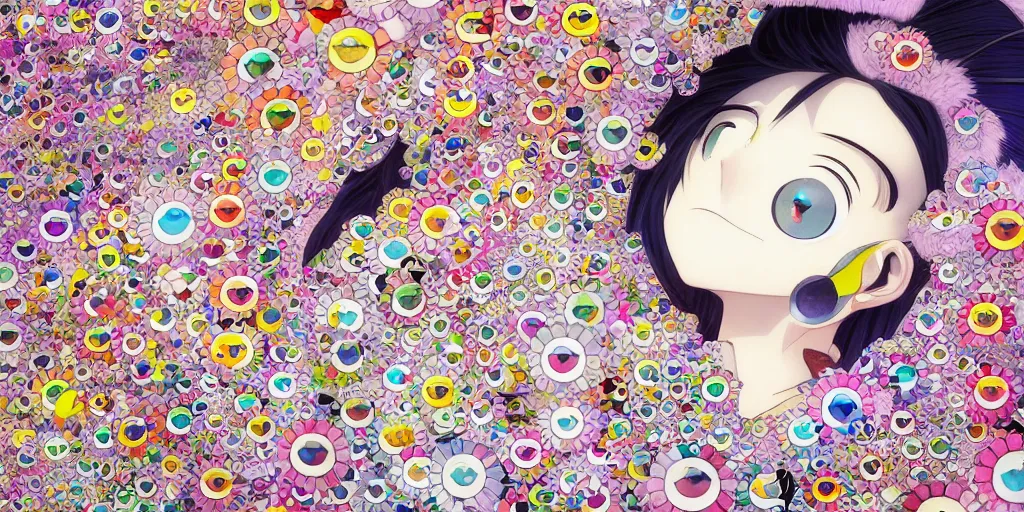 Prompt: an anime worm girl, beautiful shadowing, 3 d shadowing, reflective surfaces, illustrated completely, 8 k beautifully detailed pencil illustration, extremely hyper - detailed pencil illustration, intricate, epic composition, very very kawaii, masterpiece, bold complimentary colors. stunning masterfully painted by takashi murakami