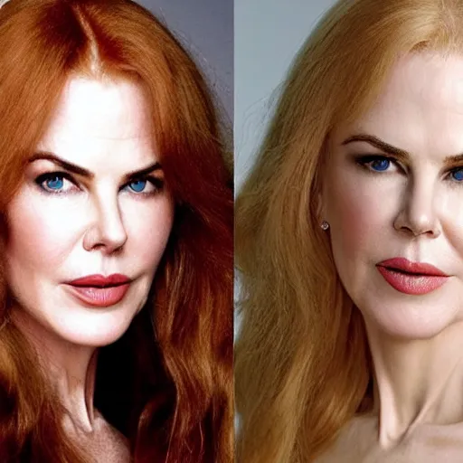 Prompt: face of Greek Nicole Kidman