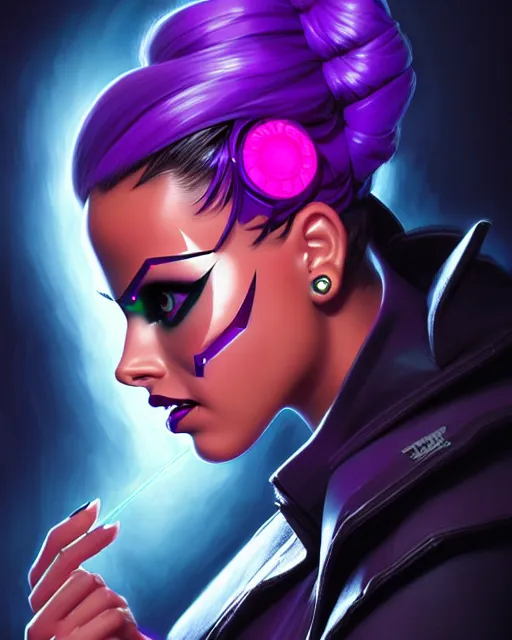 Fanart, Overwatch, Sombra