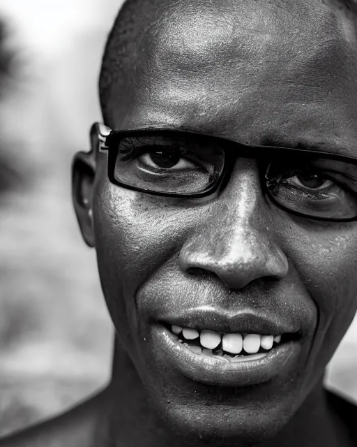 Image similar to a portrait photo of jordan blick, liaison in gambia, by ralph hackett