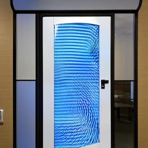 Image similar to futuristic door design