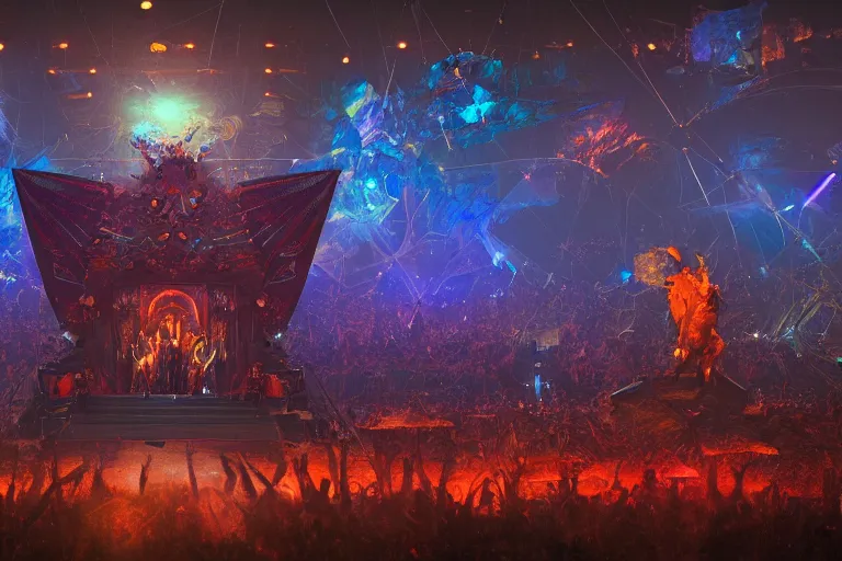Image similar to a flyer design for a psytrance festival with no text, powerful, cinematic, beautifully lit, by craig mullins, by galan pang, 3 d, trending on artstation, octane render, 8 k