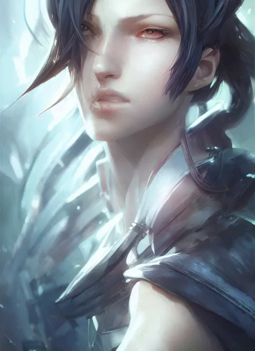 Prompt: celes chere portrait headshot, sharp, digital matte paiting, anime key art by yoshitaka amano, greg rutkowski, wlop, bloom, dramatic lighting