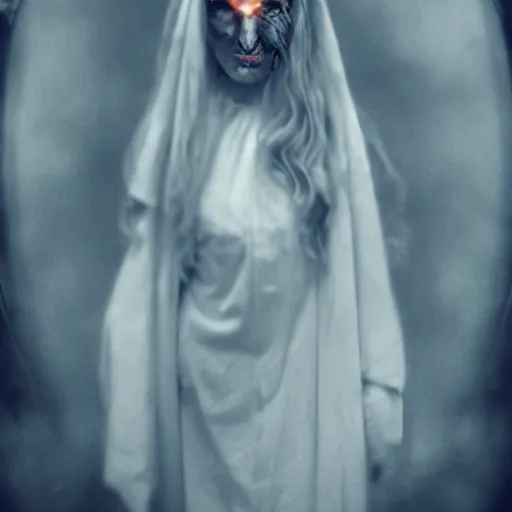 Image similar to impossibly beautiful demonic ghost, trending on nightstation