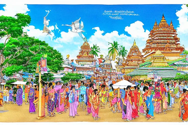 Image similar to sri lankan city by Takahashi, Rumiko