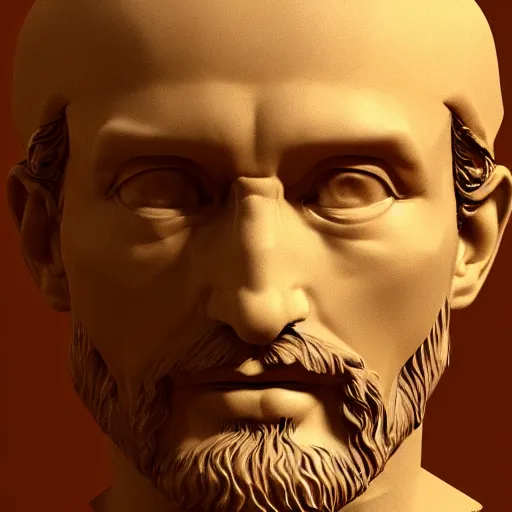 Image similar to 3d low polygon michaelangelo's david. 8k resolution. raytracing. trending on artstation.