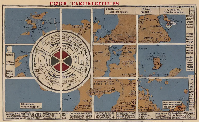 Image similar to the four cardinal directions