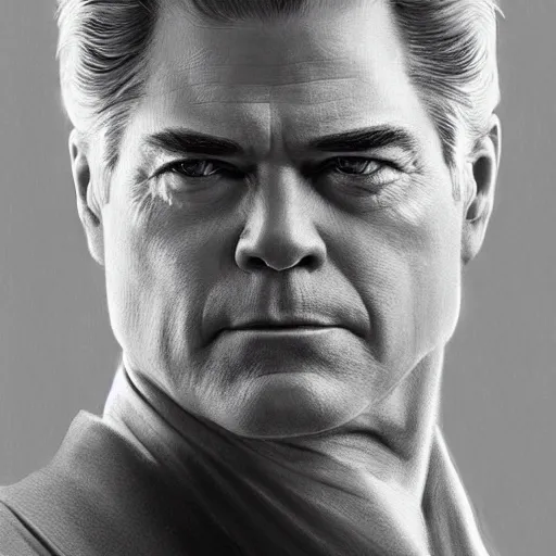 Image similar to a masterpiece portrait of ray liotta. very detailed eyes. intricate, elegant, highly detailed. trending on artstation, digital art, by stanley artgerm lau, wlop, rossdraws, james jean, andrei riabovitchev, marc simonetti, yoshitaka amano